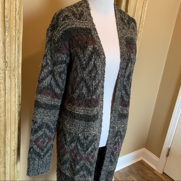 Universal thread chunky patterned long sweater cardigan - Picture 3 of 14